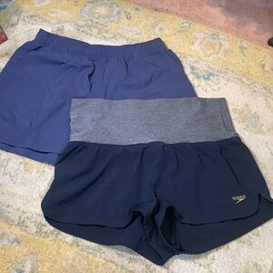 ⭐️BUNDLE of 2!Speedo Black/Gray AND Columbia,Blue, Both Medium